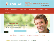 Tablet Screenshot of bartondentistry.com